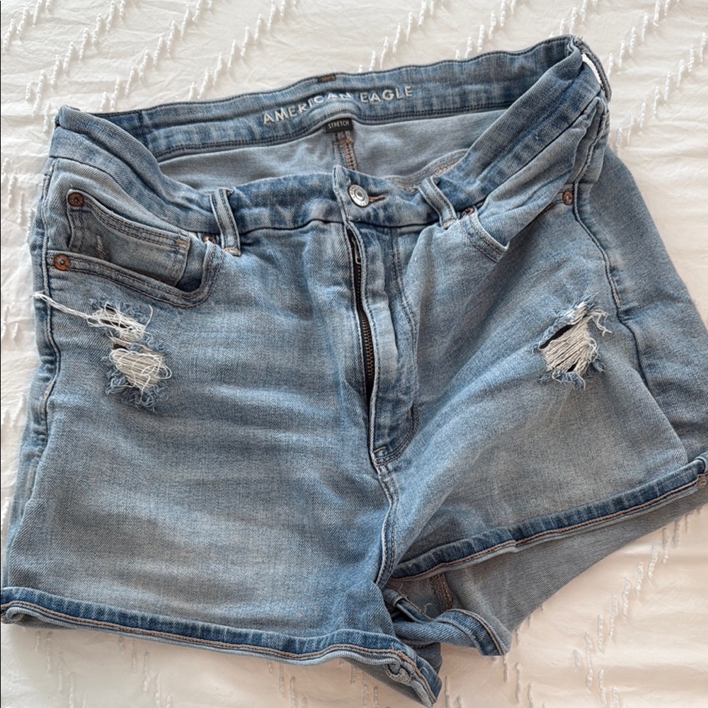 American Eagle Outfitters Women's Blue Denim Shorts